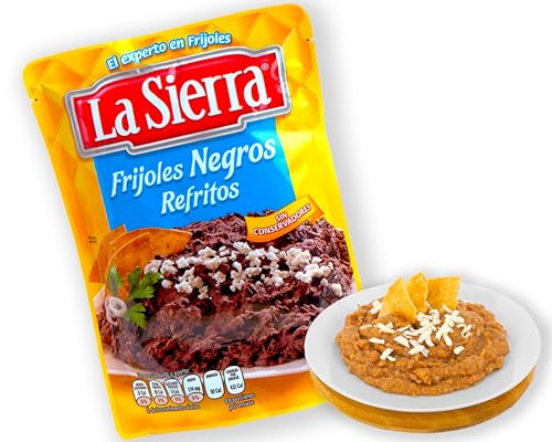 La Sierra schwarzes Bohnenmus 430g - gebratene Bohnen fertig zum servieren, mexikanische baked beans, Bohnenpaste La Sierra schwarzes Bohnenmus 430g - gebratene Bohnen fertig zum servieren, mexikanische baked beans, Bohnenpaste von mexhaus