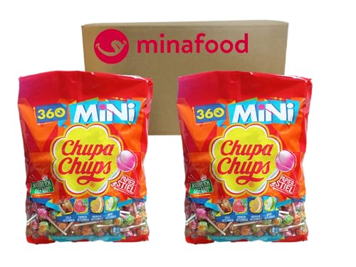 minafood Box - Chupa Chups Mini Classic Lutscher 360er 2x 2.16 kg von minafood