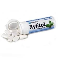 Miradent Xylit Kaugummis Pfefferminze (30 Stk) AKTIONSPREIS von miradent