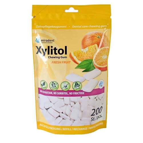 Miradent Xylitol Zahnpflegekaugummi freshfruit von miradent