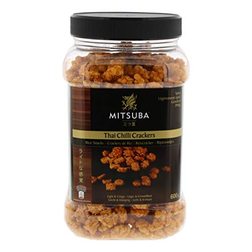 Mitsuba Thai Chili Cracker Reiscracker mit Chili - Pot 600 Gramm Mitsuba Thai Chili Cracker Reiscracker mit Chili - Pot 600 Gramm von mitsuba
