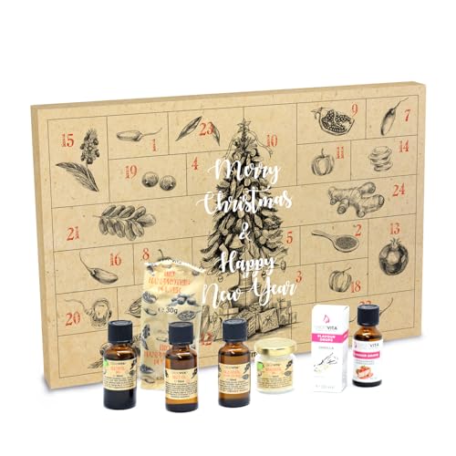 Food Adventskalender Edition 2024 | 24 hochwertige Fitness-Überraschungen | Gesunde Snacks und Superfoods - ideal für eine bewusste Weihnachtszeit | GreatVita Food Adventskalender Edition 2024 | 24 hochwertige Fitness-Überraschungen | Gesunde Snacks und Superfoods - ideal für eine bewusste Weihnachtszeit | GreatVita von mituso