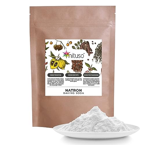 Natron Pulver 2.4 kg/Backpulver E 500ii | Premium Qualität | Ökologisches Natriumcarbonat/Hochreine Lebensmittelqualität | mituso Natron Pulver 2.4 kg/Backpulver E 500ii | Premium Qualität | Ökologisches Natriumcarbonat/Hochreine Lebensmittelqualität | mituso von mituso