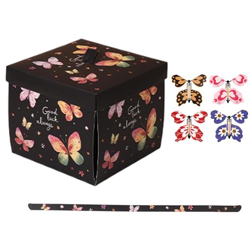 Exploding Flying Butterfly Box, Interactive Birthday Present Box, Unique Exploding Present for Lovers, Surprise Butterfly Gifting Box 5.71x5.71x5 Inches for Family, Friends, Lovers Exploding Flying Butterfly Box, Interactive Birthday Present Box, Unique Exploding Present for Lovers, Surprise Butterfly Gifting Box 5.71x5.71x5 Inches for Family, Friends, Lovers von mivceklw