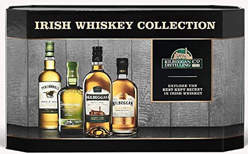 Irish Whisky Geschenkset - Connemara + Kilbeggan + Tyrconnell + Kilbeggan - je 5cl (40% Vol) von Kilbeggan
