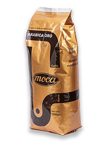 moca Caffè Arabica Oro - Kaffeebohnen Arabica, Packung 1Kg von moca