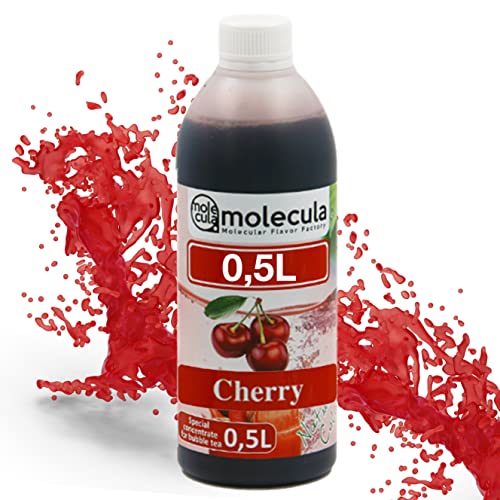 Sirup für Bubble Tea 0,5 l Kirsche - Cherry | Getränke sirup Konzentrat 500 ml | 100% vegan, glutenfrei, ohne künstliche Farbstoffe | Fruchtsirup für Bubbletea|Getränkesirup | für Desserts | Sirup für Bubble Tea 0,5 l Kirsche - Cherry | Getränke sirup Konzentrat 500 ml | 100% vegan, glutenfrei, ohne künstliche Farbstoffe | Fruchtsirup für Bubbletea|Getränkesirup | für Desserts | von molecula molecula Molekularna Fabryka Samku