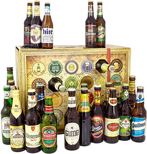 24 Biere aus aller Welt + Deutschland/Set mit Bier/Geburtstag Geschenke von monatsgeschenke.de