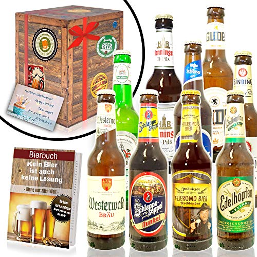 Bier Geschenk Männer/Deutsche Biersorten/Geburtstag Geschenkideen Männer von monatsgeschenke.de