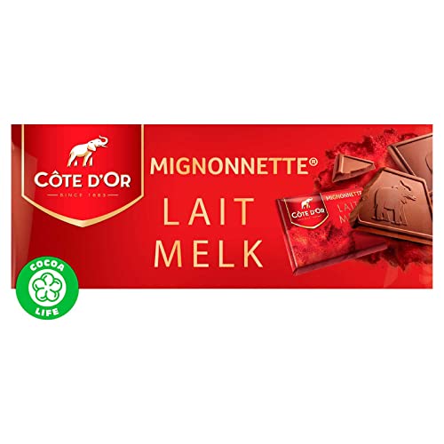 Côte d'Or Mignonnette Melk, Schokoladentafeln 24 x 10g (Vollmilch) von Mondelez