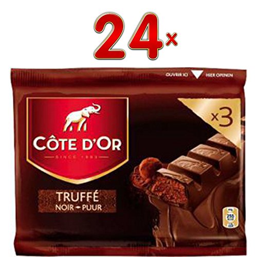 Côte d'Or Repen Truffe 3-Pack, 24 x 3 Miniriegel (Belgische Mini Zartbotterschokoladen Riegel mit Trüffelcreme) von Mondelez