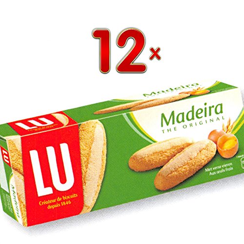 LU Madeira Biscuits Original 12 x 100g Packung von Mondelez