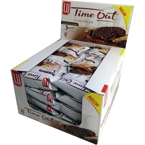 LU Time Out Vollmilchschokolade Getreidekekse 24x43g (24 x 3 Kekse) von Mondelez