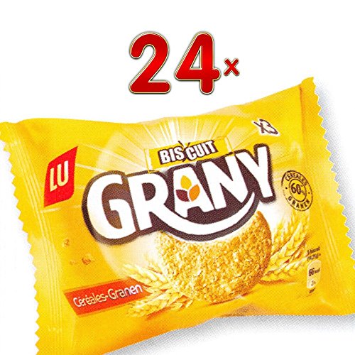 LU biscuit Grany Céréales 24 x 43g Packung (Getreidekeks) von Mondelez