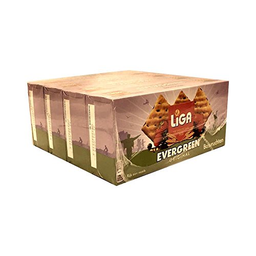 Liga Evergreen Bosvruchten, 4 x 250g Packung (Vollkornsnack mit Waldfrucht) von Mondelez International