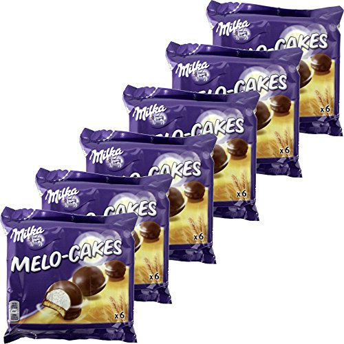 Milka Melo-Cakes 6 Packungen á 6 Stck. (Schaumzucker & Keks) von Mondelez