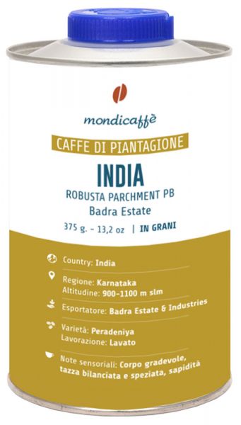 Mondicaffè India Robusta Parchment PB Dose von Mondicaffè