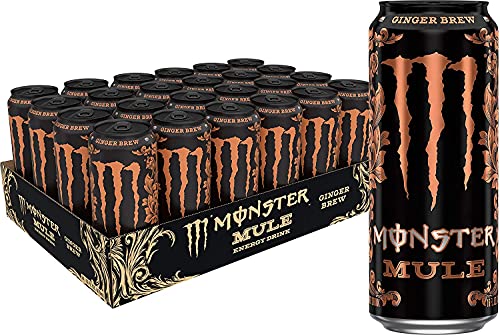Monster Mule Energy Drink Ginger Brew 24x500ml (Pack 24 Dosen) von Monster Energy