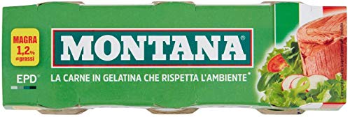 12x Montana carne classica Rindfleisch in Aspik dose 3x70g 100% Italienisch Fleisch von montana