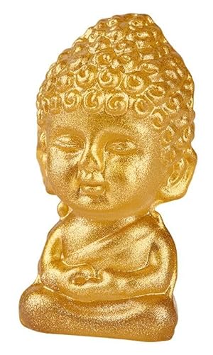 Omm for you Glücksbringer Buddha | Glücksbuddha als Handschmeichler | ca. 4 x 2 cm | im Organza-Beutelchen von moses