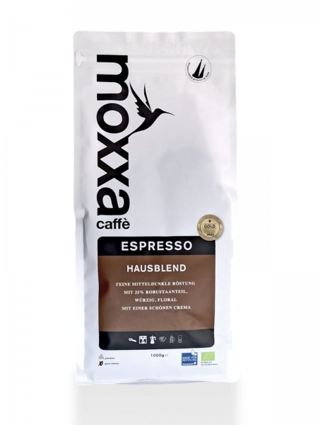 Moxxa Espresso 1kg - 100% BIO und fair gehandelt DE-ÖKO-034 von moxxa