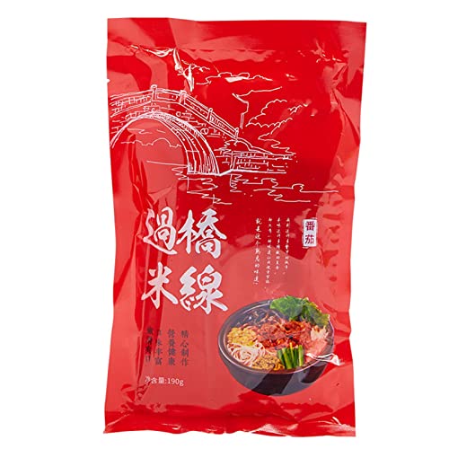 Reisstäbchen, Crossing-Bridge-Nudeln Instant gebraute Reisnudeln aus Jiangxi Dünne Reisnudeln Asiatische Nudeln Fadennudeln Reisnudeln Fast Food Nachtessen Instant Food für(Tomate) von mumisuto