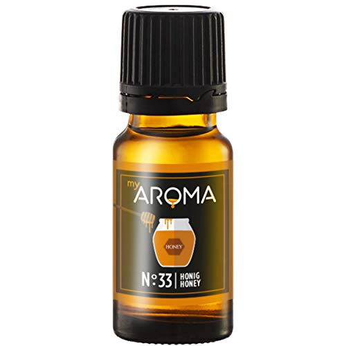 myAROMA | No. 33 (Honig, 10 ml) | Rein natürliches Aroma | Geschmackstropfen für Wasser & Cocktails | Lebensmittelaroma zum Kochen & zum Backen | Kalorienfrei & ohne Zucker oder Süßung von my AROMA