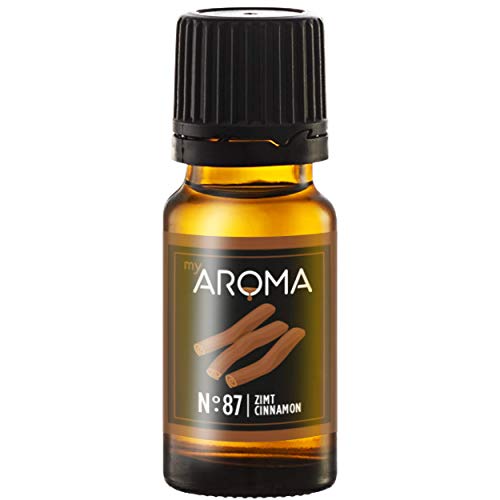 myAROMA | No. 87 (Zimt, 10 ml) | Rein natürliches Aroma | Geschmackstropfen für Wasser & Cocktails | Lebensmittelaroma zum Kochen & zum Backen | Kalorienfrei & ohne Zucker oder Süßung von my AROMA