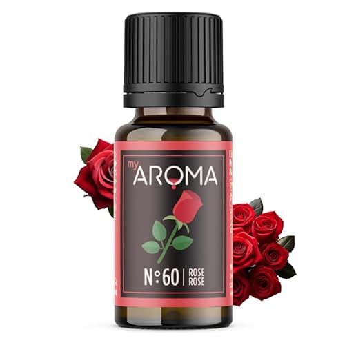 myAROMA flavour drops – Rose 10ml, flavour drops zuckerfrei, kalorienfrei & vegan, natürliches Lebensmittelaroma ohne künstliche Farbstoffe für Backen, Essen und Trinken, Nr. 60 myAROMA flavour drops – Rose 10ml, flavour drops zuckerfrei, kalorienfrei & vegan, natürliches Lebensmittelaroma ohne künstliche Farbstoffe für Backen, Essen und Trinken, Nr. 60 von my AROMA