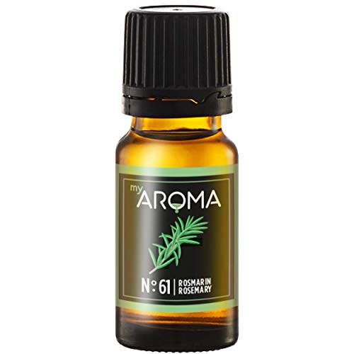 myAROMA | No. 61 (Rosmarin, 10 ml) | Rein natürliches Aroma | Geschmackstropfen für Wasser & Cocktails | Lebensmittelaroma zum Kochen & zum Backen | Kalorienfrei & ohne Zucker oder Süßung von my AROMA