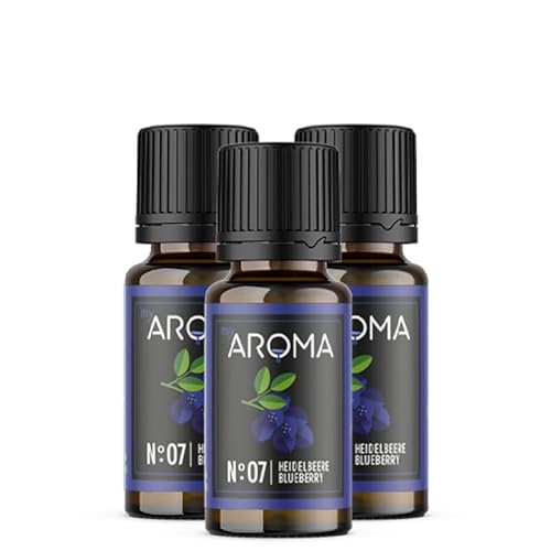 myAROMA flavour drops – Heidelbeere 3x10ml, flavour drops zuckerfrei, kalorienfrei & vegan, natürliches Lebensmittelaroma ohne künstliche Farbstoffe für Backen, Essen und Trinken, Nr. 07 myAROMA flavour drops – Heidelbeere 3x10ml, flavour drops zuckerfrei, kalorienfrei & vegan, natürliches Lebensmittelaroma ohne künstliche Farbstoffe für Backen, Essen und Trinken, Nr. 07 von my AROMA