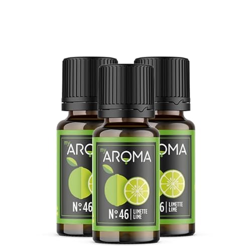 myAROMA flavour drops – Limette 3x10ml, flavour drops zuckerfrei, kalorienfrei & vegan, natürliches Lebensmittelaroma ohne künstliche Farbstoffe für Backen, Essen und Trinken, Nr. 46 myAROMA flavour drops – Limette 3x10ml, flavour drops zuckerfrei, kalorienfrei & vegan, natürliches Lebensmittelaroma ohne künstliche Farbstoffe für Backen, Essen und Trinken, Nr. 46 von my AROMA