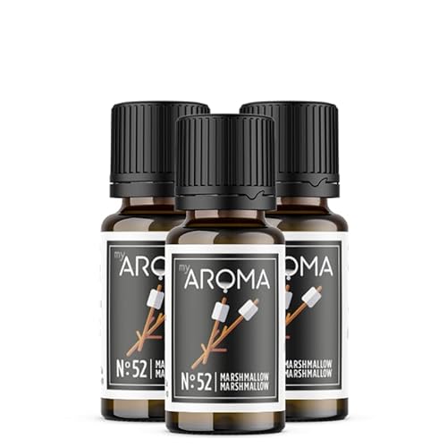 myAROMA flavour drops – Marshmallow 3x10ml, flavour drops zuckerfrei, kalorienfrei & vegan, natürliches Lebensmittelaroma ohne künstliche Farbstoffe für Backen, Essen und Trinken, Nr. 52 myAROMA flavour drops – Marshmallow 3x10ml, flavour drops zuckerfrei, kalorienfrei & vegan, natürliches Lebensmittelaroma ohne künstliche Farbstoffe für Backen, Essen und Trinken, Nr. 52 von my AROMA