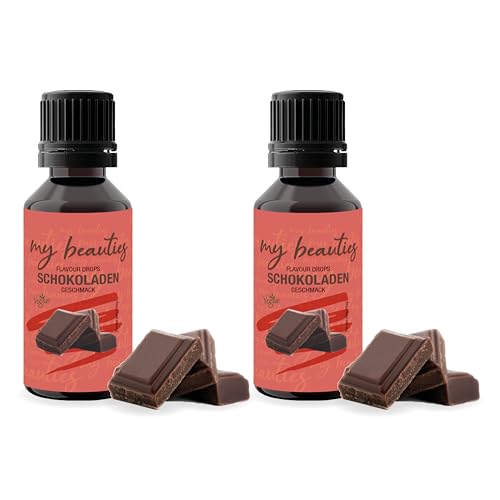 my beauties - Flavour Drops 2x 30 ml - Schokolade - Aroma Tropfen für Lebensmittel - zuckerfrei und kalorienarm my beauties - Flavour Drops 2x 30 ml - Schokolade - Aroma Tropfen für Lebensmittel - zuckerfrei und kalorienarm von my beauties