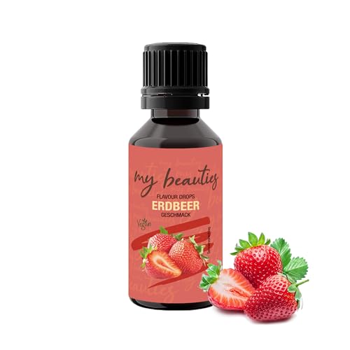 my beauties - Flavour Drops 30 ml - Erdbeere - Aroma Tropfen für Lebensmittel - zuckerfrei und kalorienarm my beauties - Flavour Drops 30 ml - Erdbeere - Aroma Tropfen für Lebensmittel - zuckerfrei und kalorienarm von my beauties