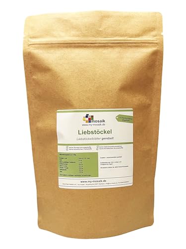 Liebstöckel 500g geschnitten und schonend getrocknet, gerebelt - Maggikraut - 100% rein und naturbelassen - von my-mosaik (500g) von my-mosaik