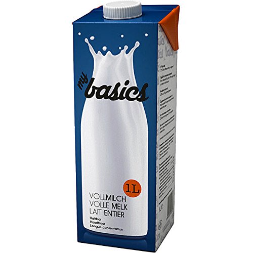 myBasics Haltbare Vollmilch 3,5% Fett ( 12 x 1 L ) von myBasics