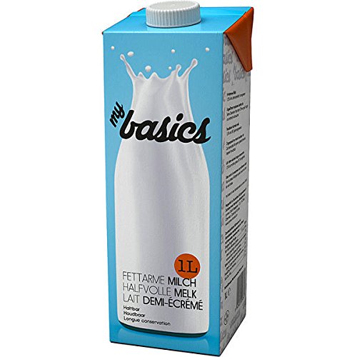 myBasics Haltbare fettarme Milch 1,5% Fett ( 12 x 1L ) von myBasics