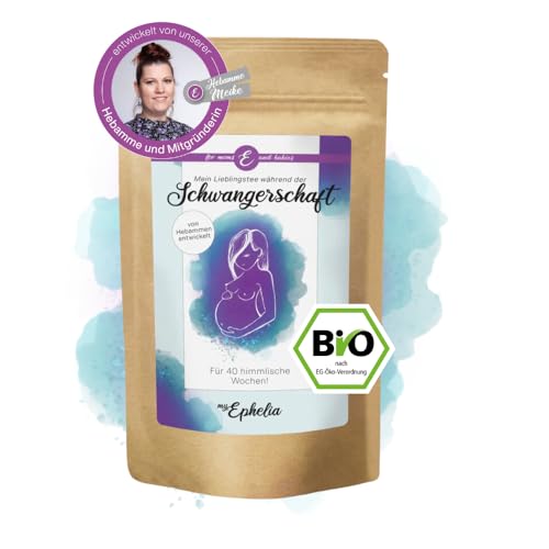 myEphelia Bio Schwangerschaftstee (35g) - von unserer Hebamme entwickelt - Tee für die gesamte Schwangerschaft (vegan & ohne Zusätze) - bei Übelkeit von myEphelia