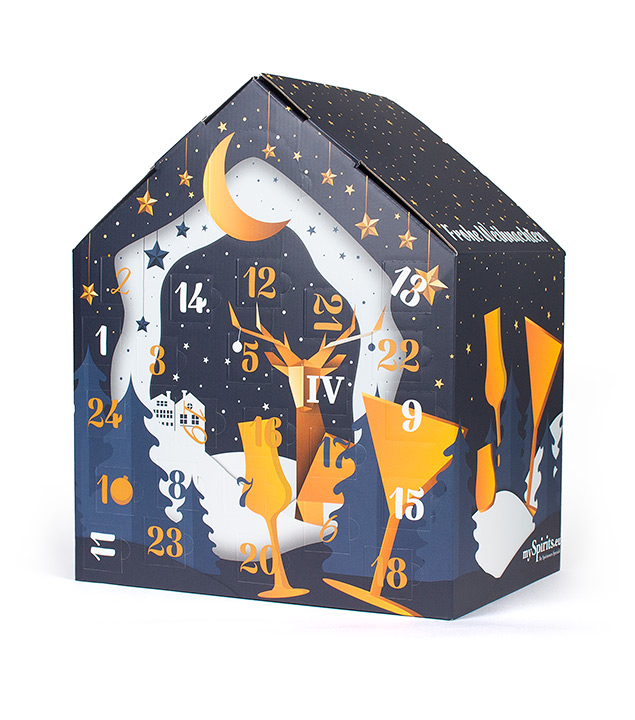 Gin Adventskalender Premium Selection (37,5 - 48 % Vol., 0,48 Liter) von mySpirits