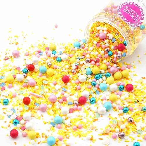 Streusel Osterei bunt Mix 180g Zuckerstreusel Ostern Frühling Plätzchen | STREUSEL GLÜCK | Sprinkles für Tortendeko Geburtstag Blumen Party Muffins Cupcakes Cake Pops von mySprinkles wir streuseln Liebe