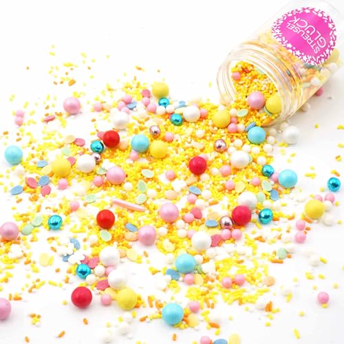 Streusel Osterei bunt Mix 90g Zuckerstreusel Ostern Frühling Plätzchen STREUSEL GLÜCK Sprinkles für Tortendeko Geburtstag Blumen Party Muffins Cupcakes Cake Pops von mySprinkles wir streuseln Liebe