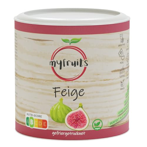 myfruits Feigen, gefriergetrocknet, 50g, Fruchtchips, ohne Zusätze, 100% Frucht, ohne Zuckerzusatz, 100% Aroma, 100% crunch, gefriergetrocknete Früchte für Müsli oder als Snack myfruits Feigen, gefriergetrocknet, 50g, Fruchtchips, ohne Zusätze, 100% Frucht, ohne Zuckerzusatz, 100% Aroma, 100% crunch, gefriergetrocknete Früchte für Müsli oder als Snack von myfruits