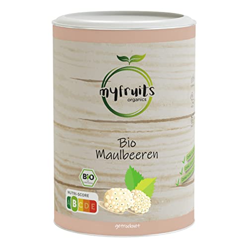 myfruits getrocknete Bio Maulbeeren, 300g, sonnengetrocknet, ohne Zusätze. Aus kontrolliert biologischem Anbau, getrocknete weiße Maulbeeren myfruits getrocknete Bio Maulbeeren, 300g, sonnengetrocknet, ohne Zusätze. Aus kontrolliert biologischem Anbau, getrocknete weiße Maulbeeren von myfruits