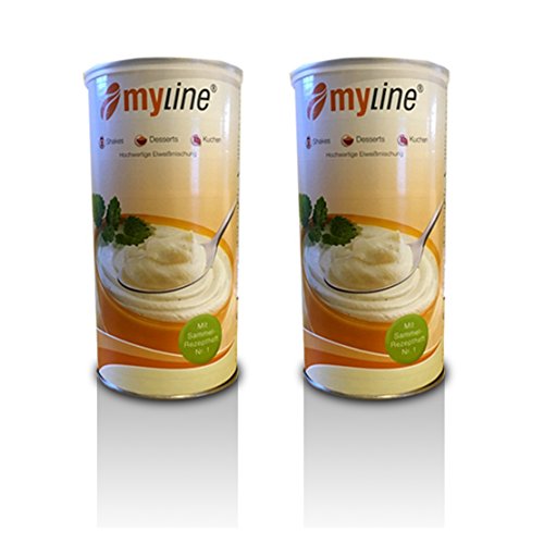 Inko Myline Eiweiß , Eiskaffee, 2er Pack (2 x 400g Dose) Mylineaktion 2020 + 3 Myline Riegel gratis von myline