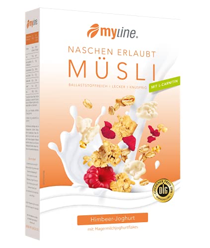 myline Himbeer-Joghurt Müsli – 500g Knuspermüsli mit knusprigen Joghurt-Flakes und fruchtigen Himbeeren, fettarm myline Himbeer-Joghurt Müsli – 500g Knuspermüsli mit knusprigen Joghurt-Flakes und fruchtigen Himbeeren, fettarm von myline