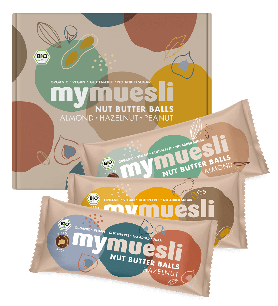 3x3 Mix-Box Nut Butter Balls Classic 3x3 Mix-Box Nut Butter Balls Classic von mymuesli