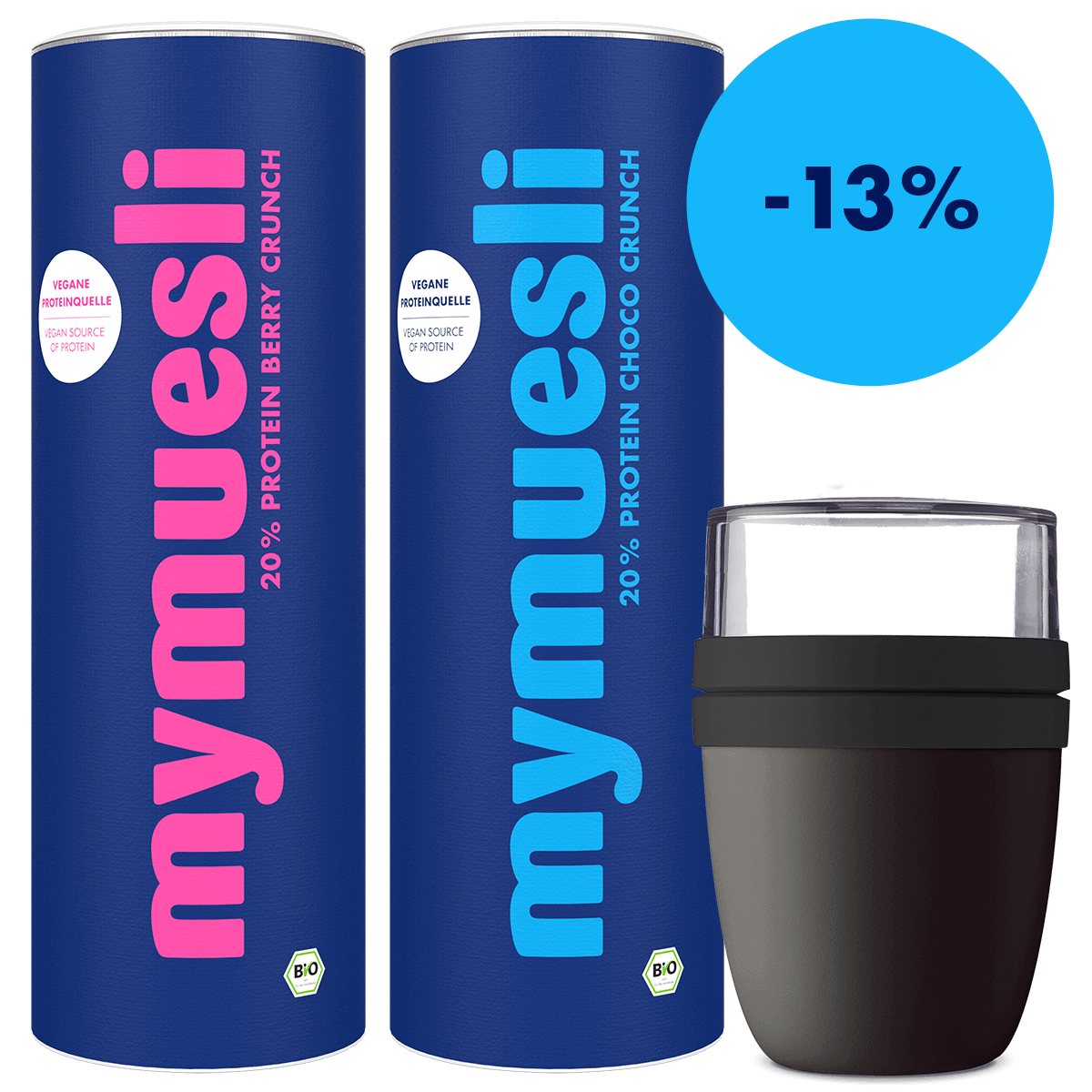 Protein-Müsli-2Go-Paket Protein-Müsli-2Go-Paket von mymuesli