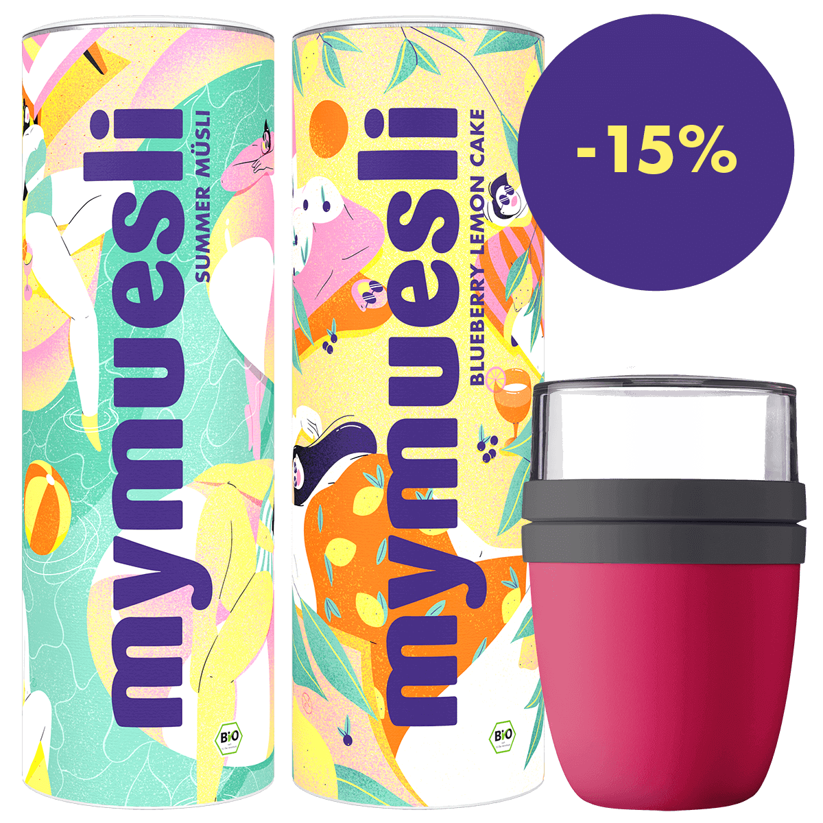 Summer 2Go Paket Magenta Summer 2Go Paket Magenta von mymuesli