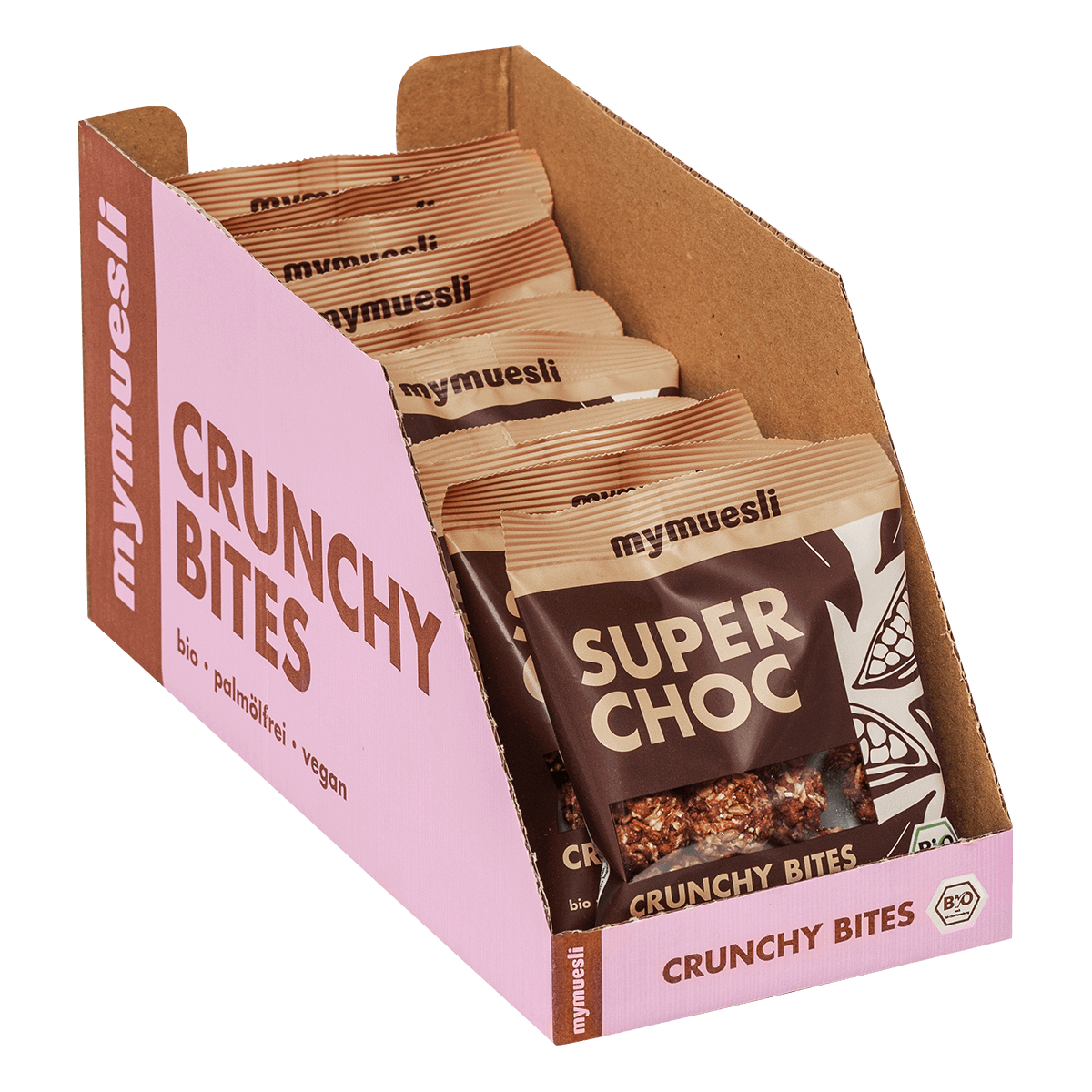 Super Choc Crunchy Bites 10er Tray Super Choc Crunchy Bites 10er Tray von mymuesli